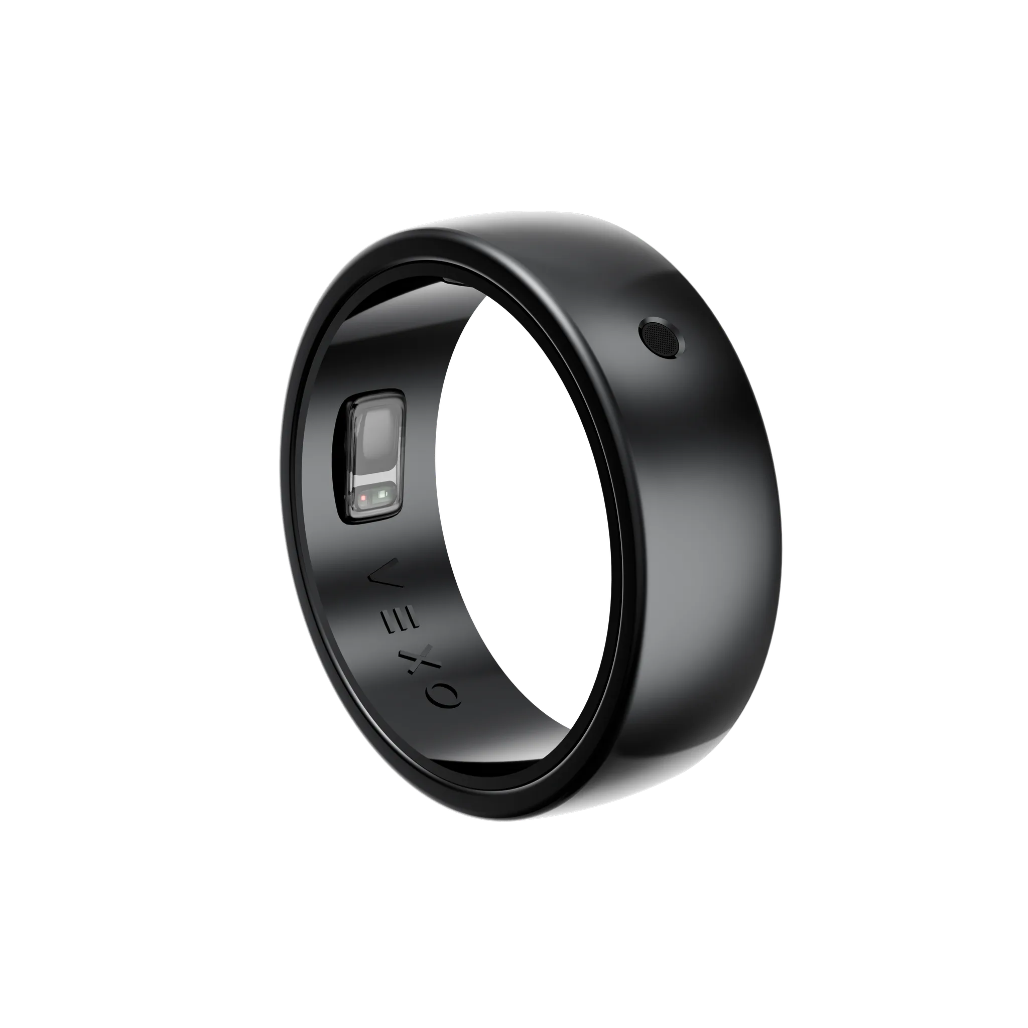Vexo ring in graphite on a dark background