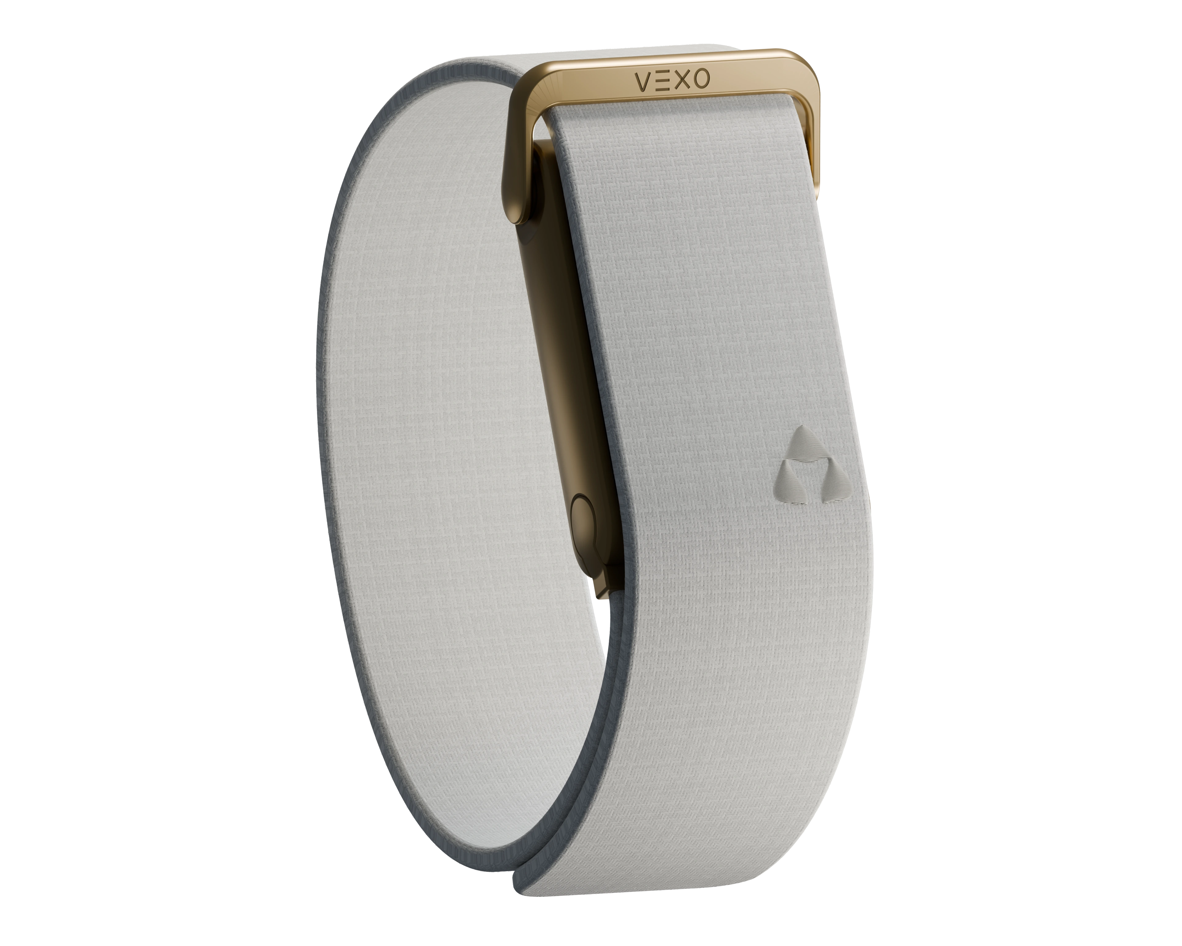 White, Vexo Band with its woven band and metal closure